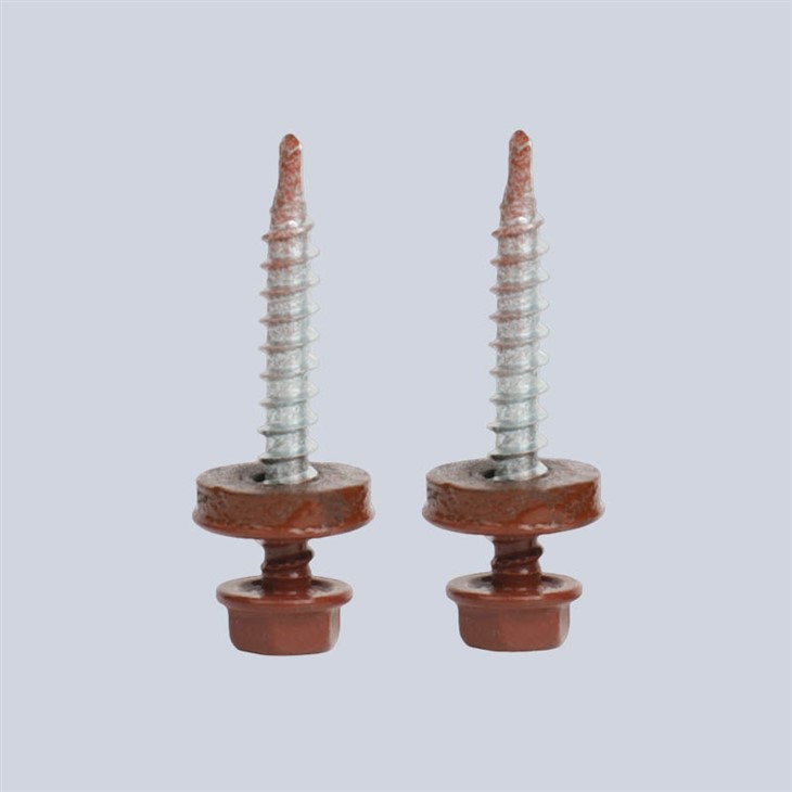 PAINTED HEX SELF DRILLING SCREW 1