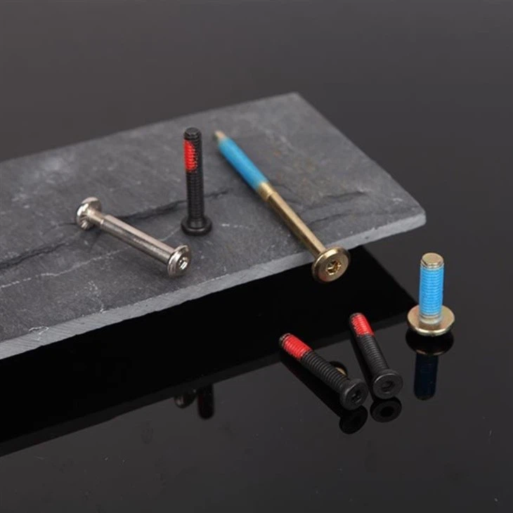 Hex Socket Blue Nylon Pan Head Machine Screw